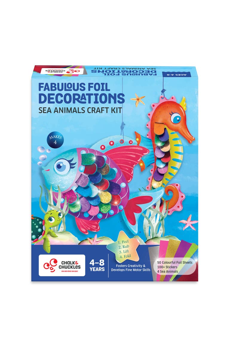 Foil Decorations-Sea Animals, Main, color, No Color