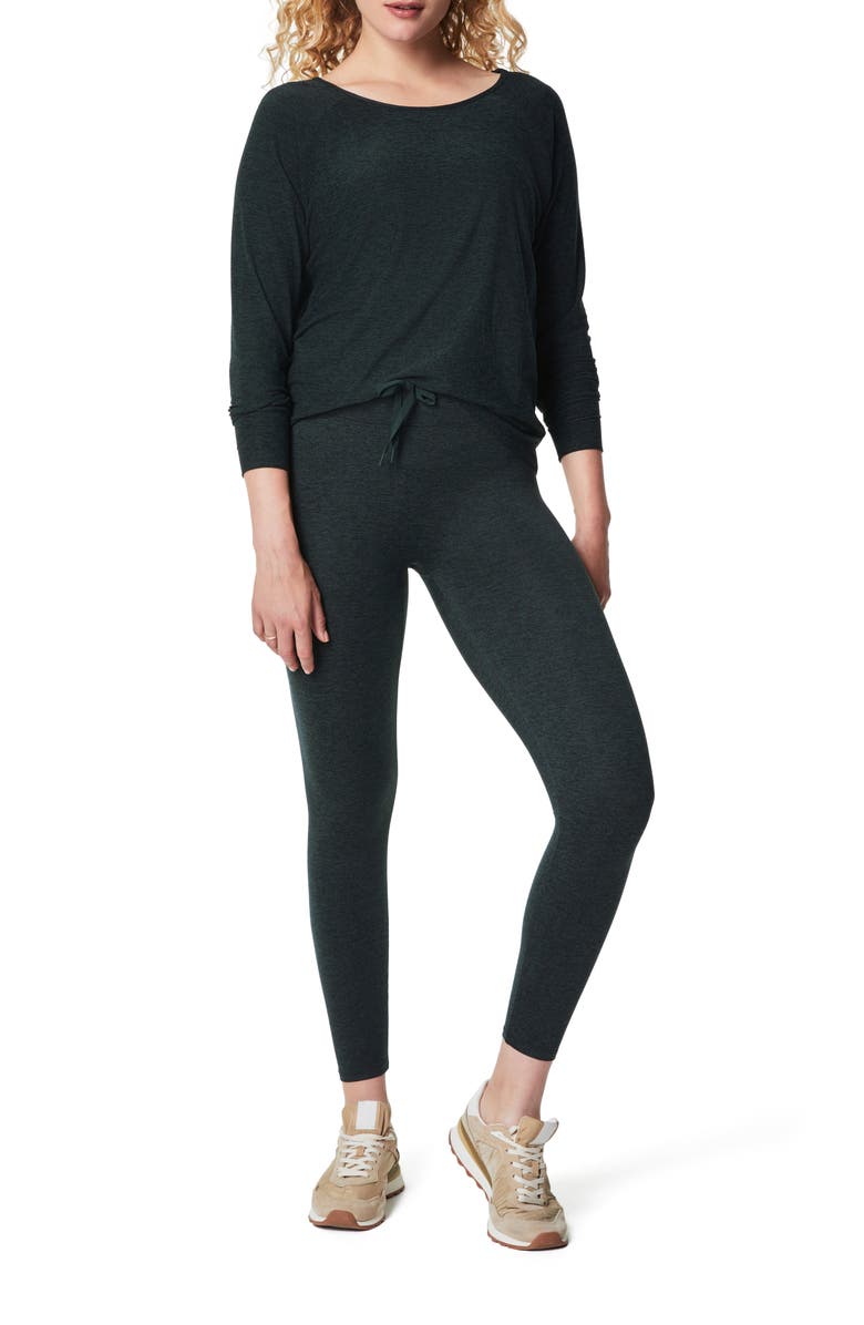 SPANX<sup>®</sup> SoftStretch Open Back Long Sleeve Top, Alternate, color, 