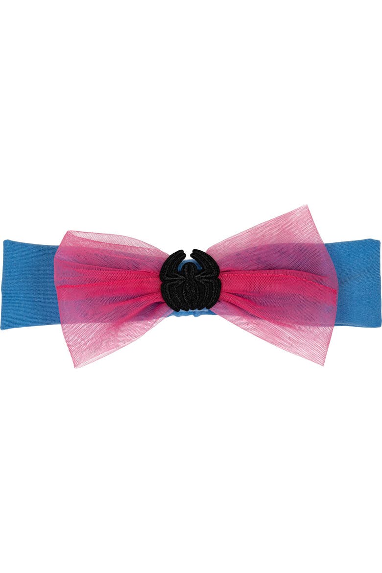 Spider-Man Tutu Bodysuit and Headband Set, Alternate, color, Pink Blue Spider Man