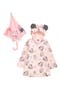 Kids' Minnie and Daisy Raincoat & Umbrella Set