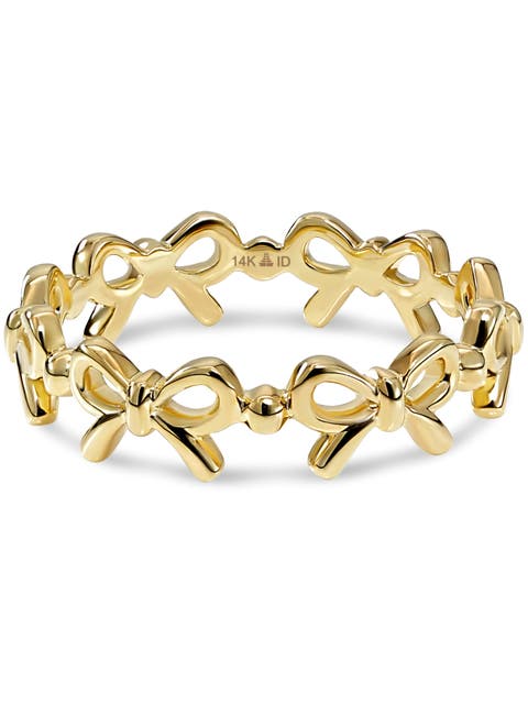 Bow Ring in 14K Gold, 5mm