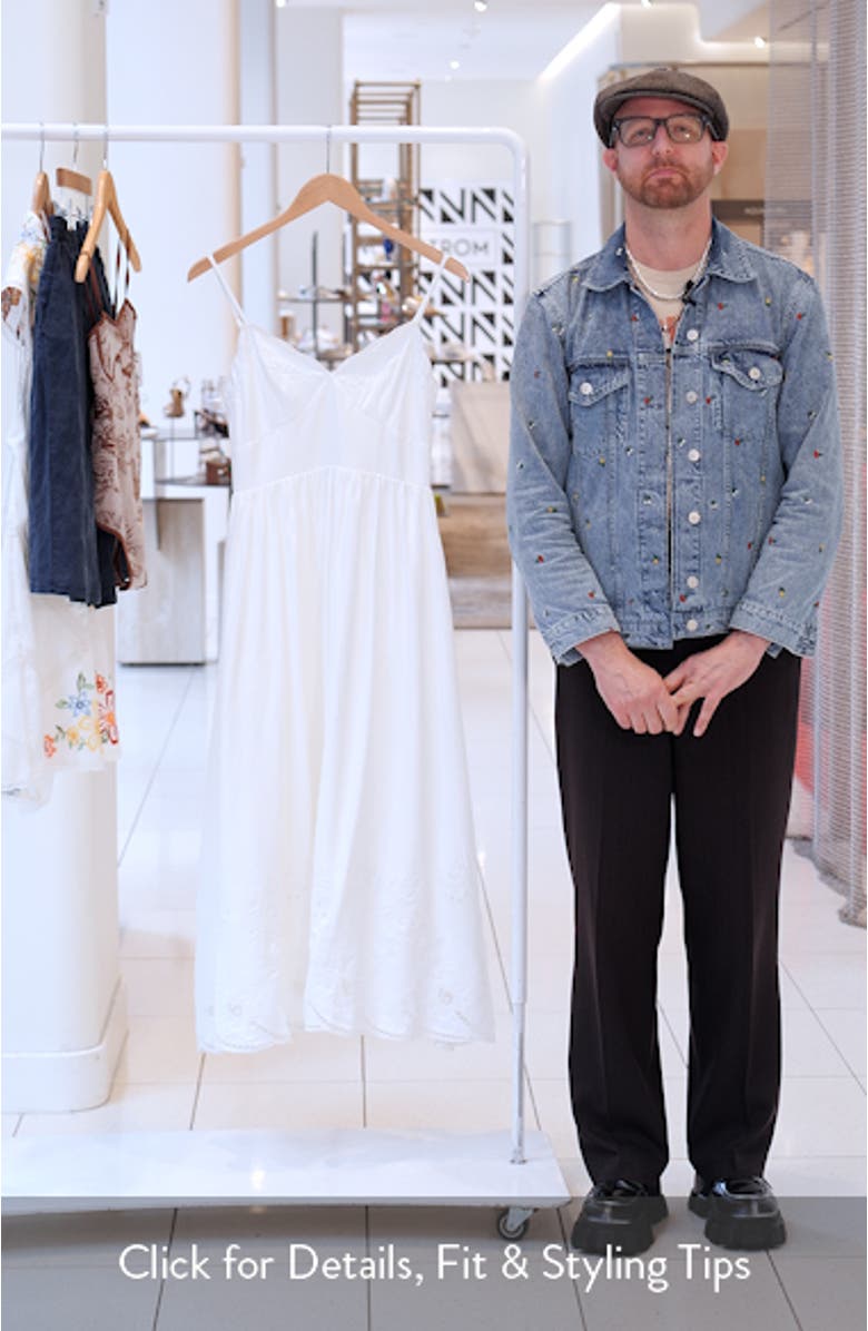 Kaidi Ramie Blend Midi Sundress, sales video thumbnail