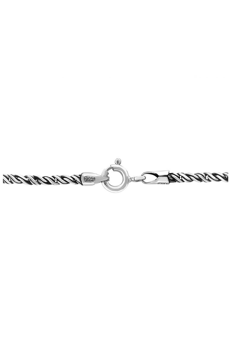 Sterling Silver & 18K Gold Multistone Pendant Necklace, Alternate, color, SILVER