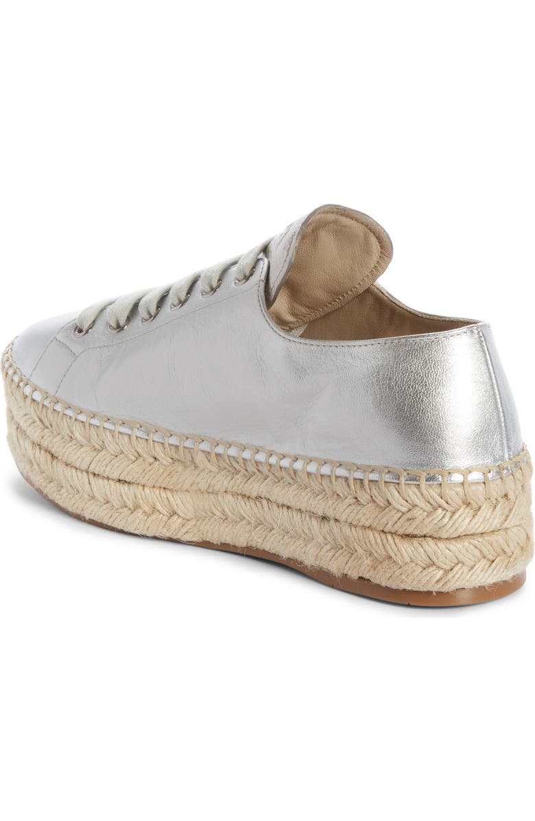 Prada Platform Espadrille Sneaker, Alternate, color,
