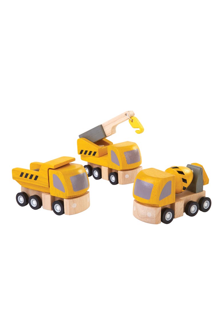 Highway Maintenance Vehicles Playset, Main, color, YELLOW