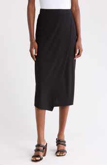 Vince Overlap Midi Skirt