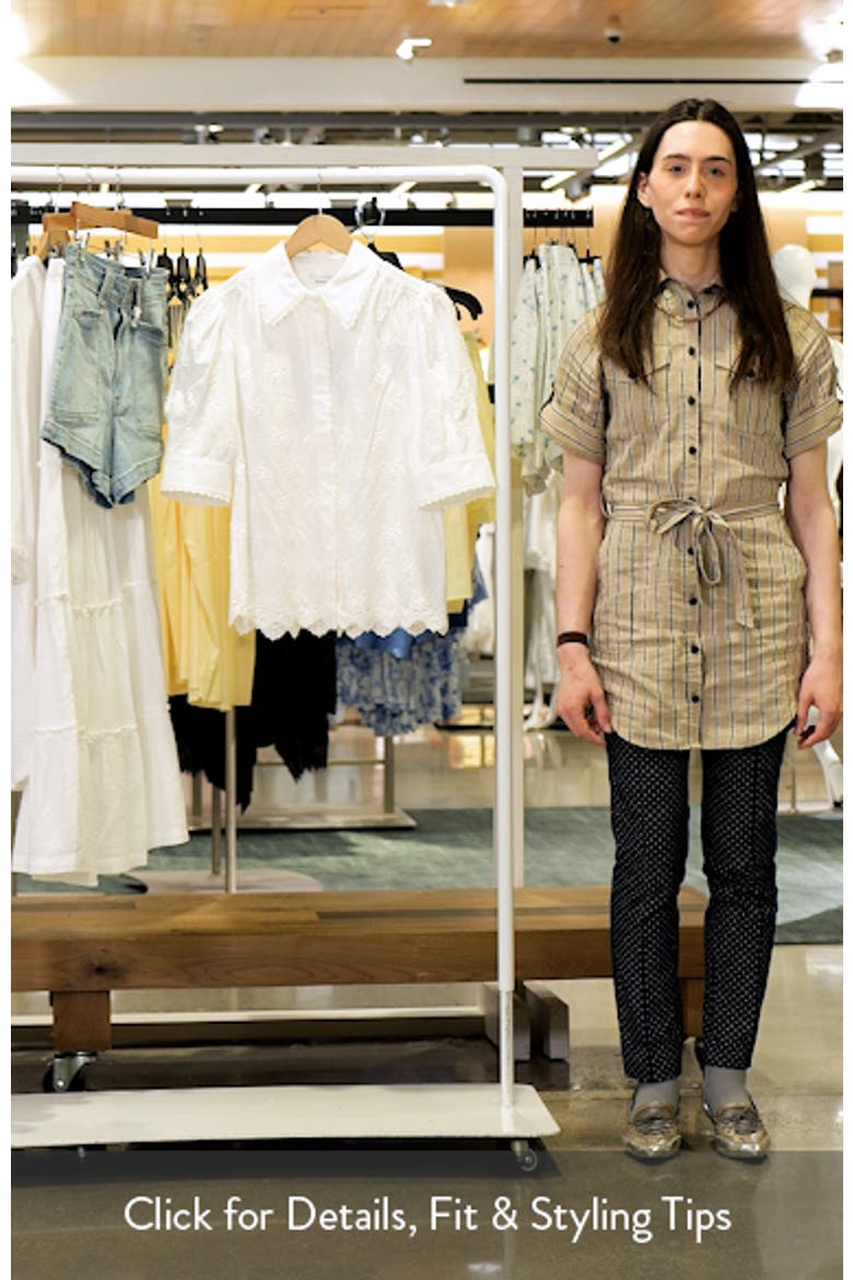 Edwina Floral Embroidered Button-Up Shirt video