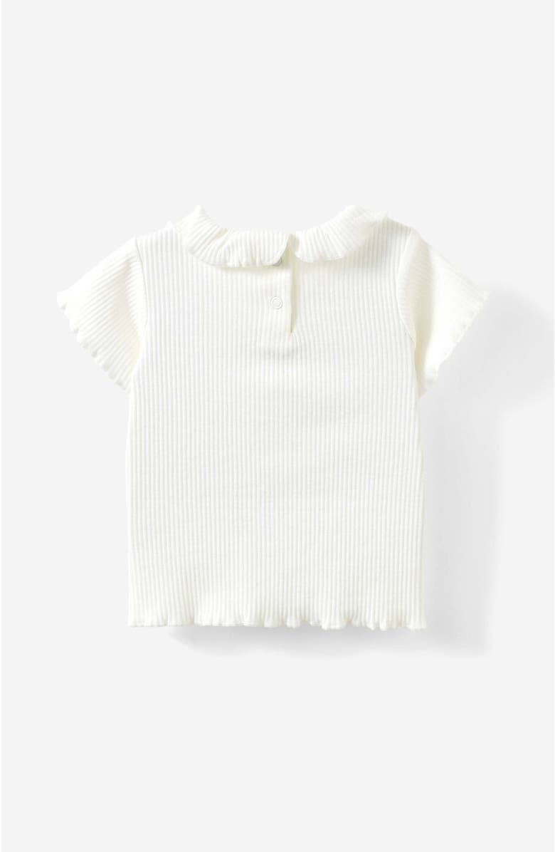 Cotton On Kids Mia Short Sleeve Rib Top, Alternate, color, 