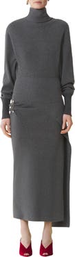 Lanvin Wool And Cashmere Midi Dress