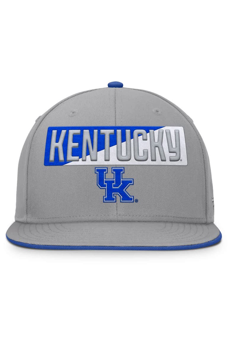 Men's Fanatics Gray Kentucky Wildcats Duo Snapback Hat, Alternate, color, Gray
