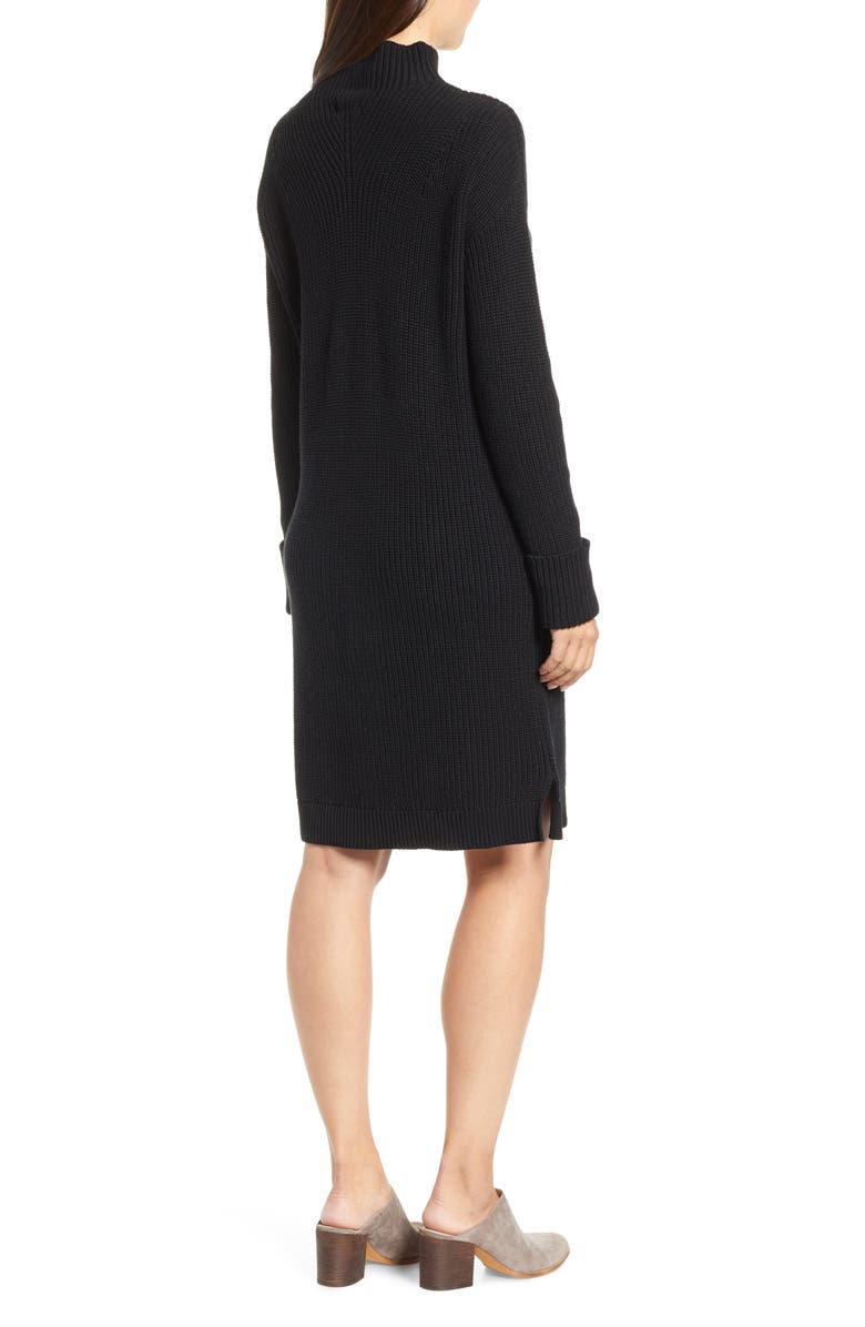 Caslon<sup>®</sup> Ribbed Sweater Dress, Alternate, color,