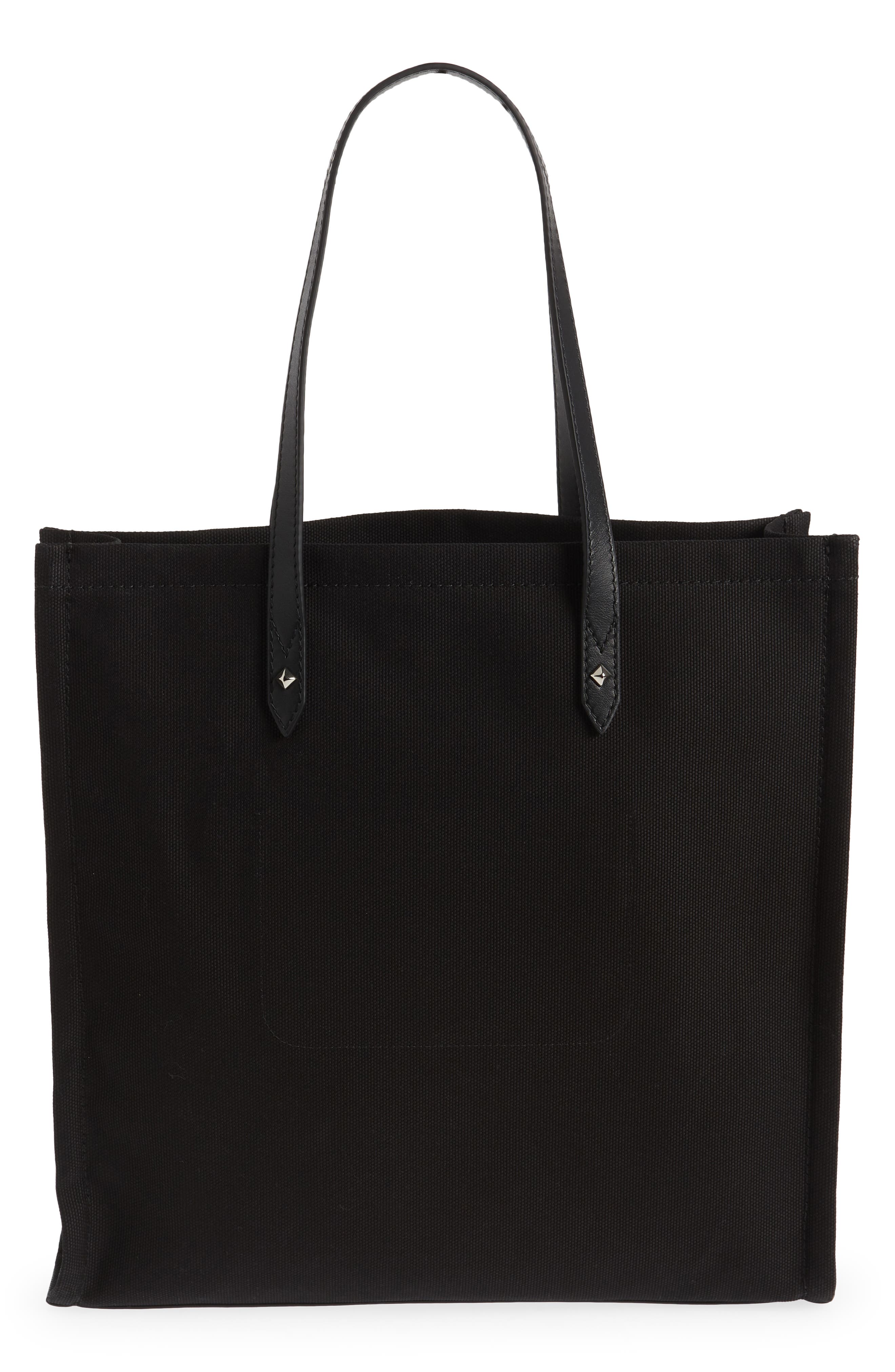 Jimmy Choo Logo Canvas Tote, Alternate, color, 