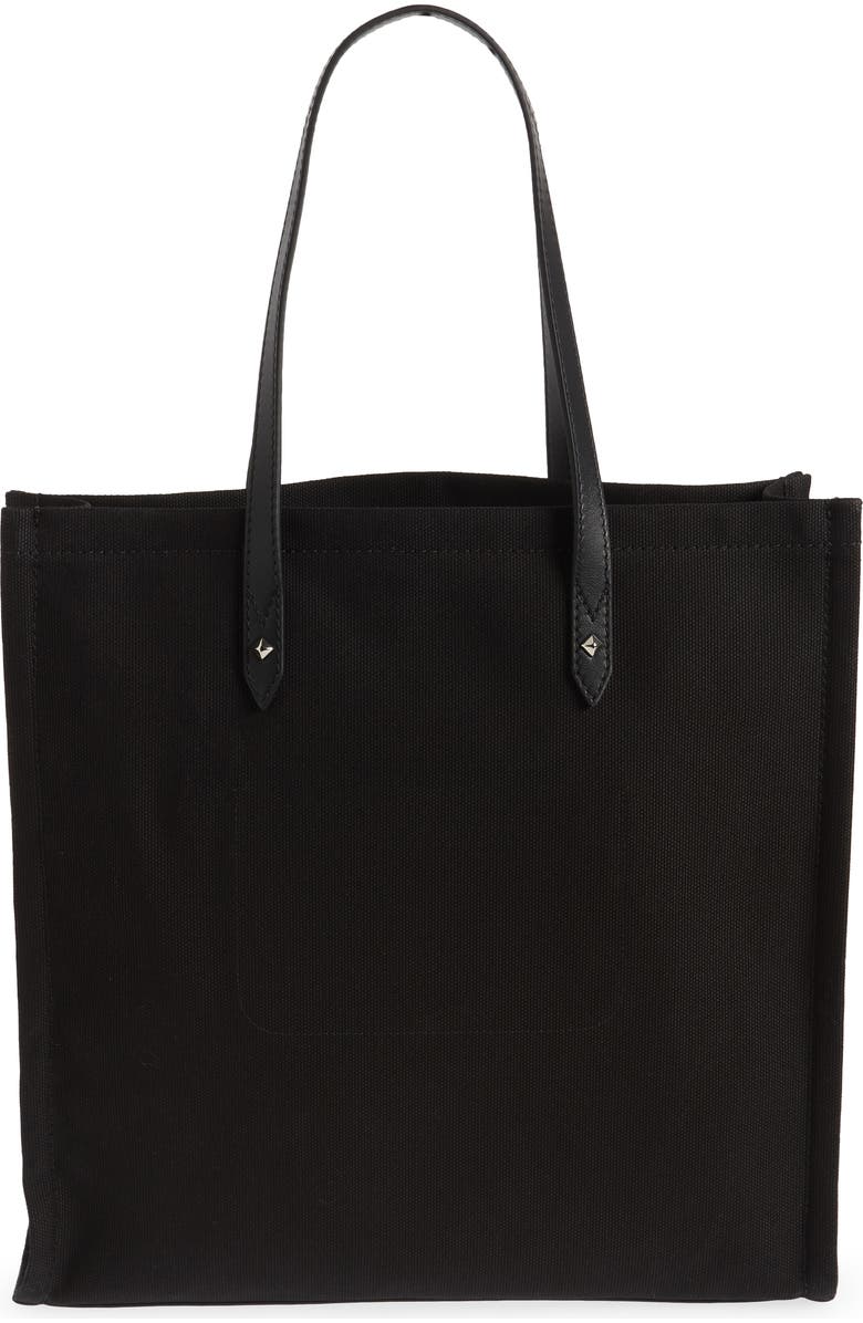 Jimmy Choo Logo Canvas Tote, Alternate, color,