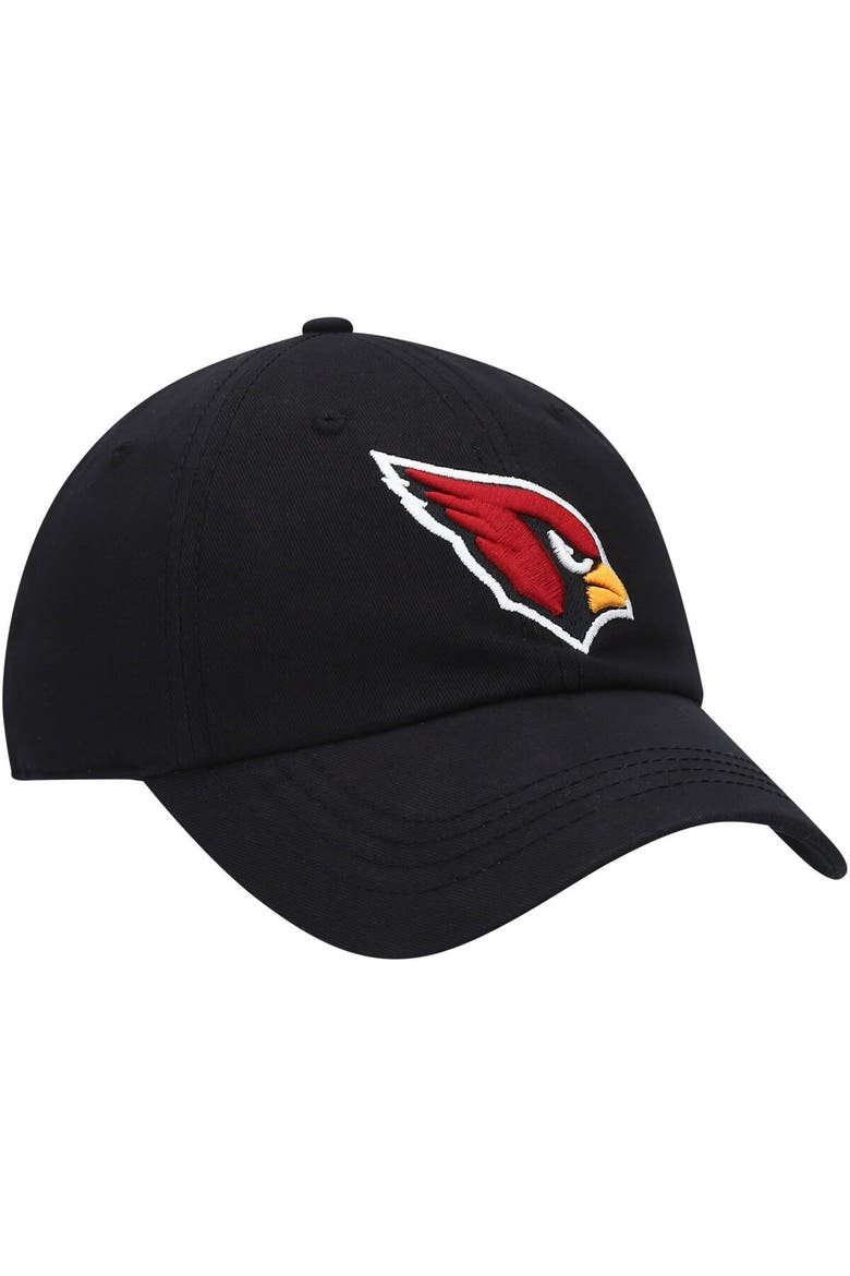 Women's '47 Black Arizona Cardinals Miata Clean Up Primary Adjustable Hat, Alternate, color, Black