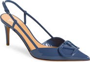 Valentino VLOGO Pointed Toe Slingback Pump