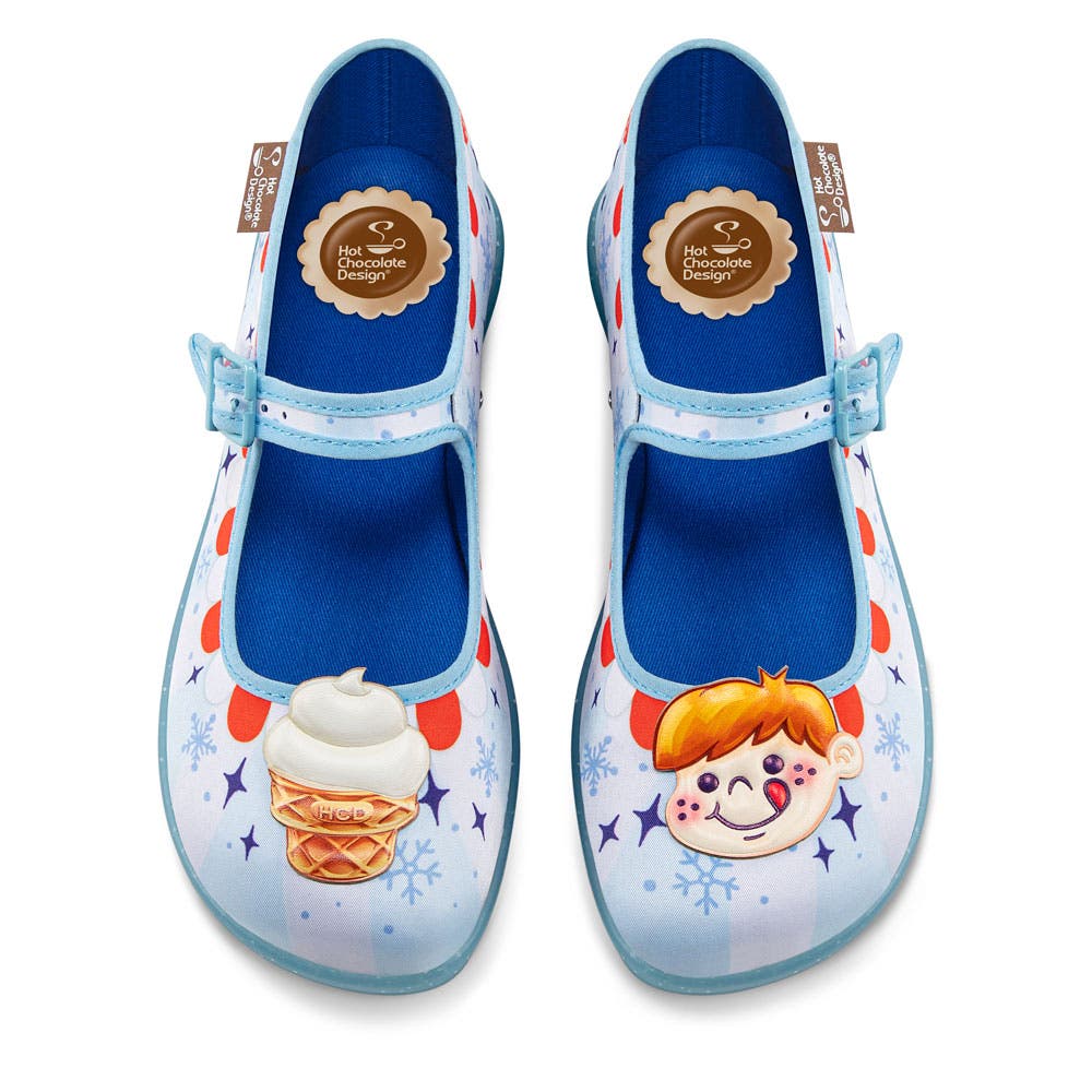 Hot Chocolate Design Frost Swirl Mary Jane Flat, Alternate, color, Frost Swirl