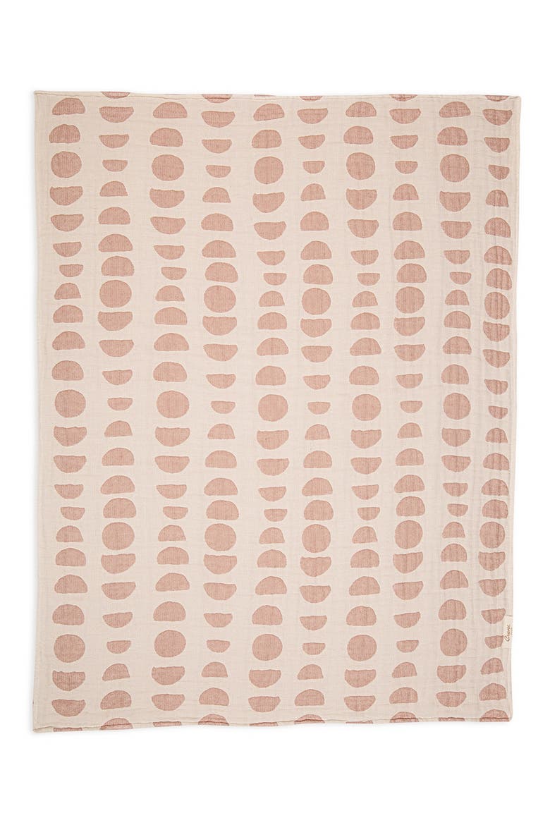 Jacquard Cotton Blanket, Alternate, color, TAN