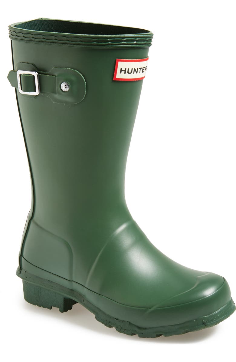 Hunter Kids' Original Rain Boot, Main, color, Hunter Green