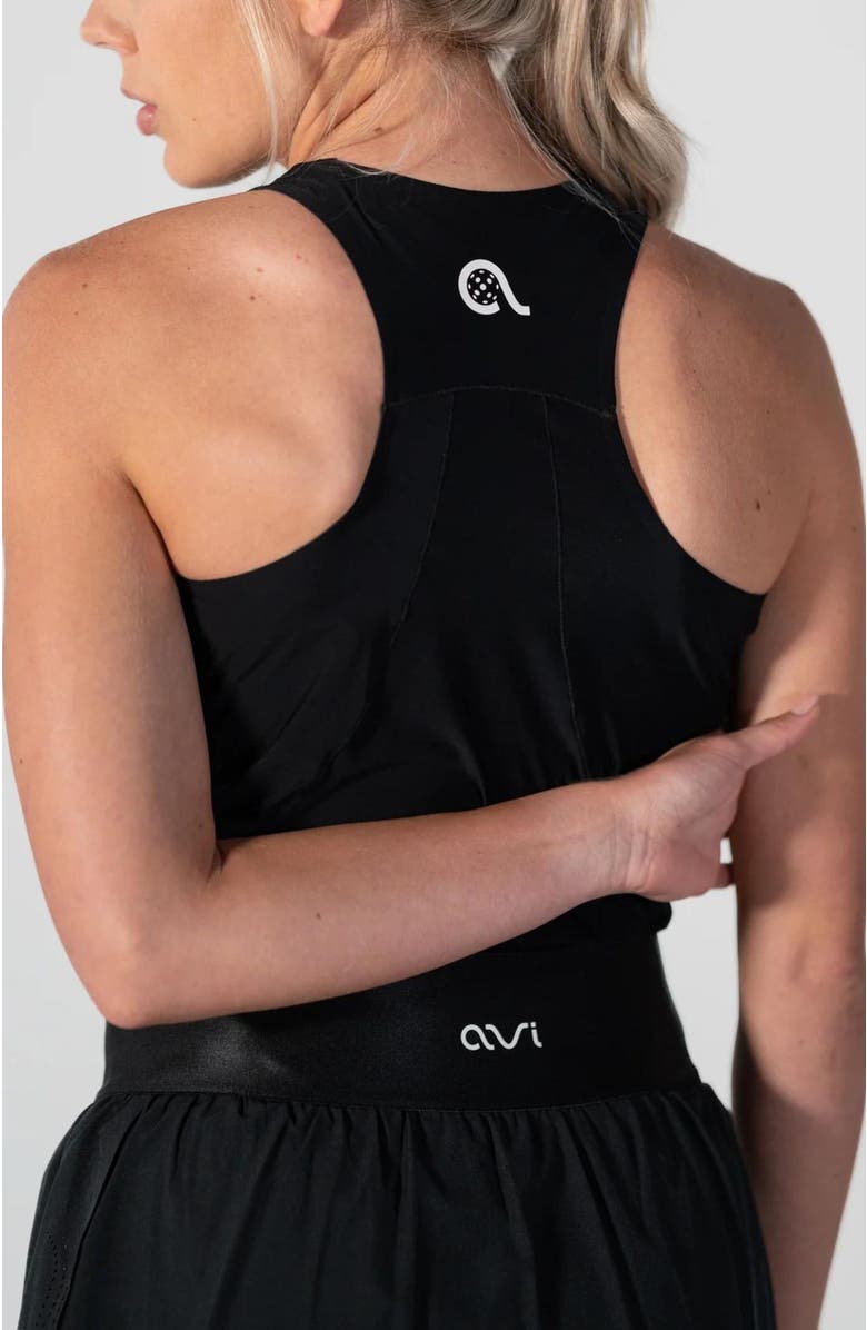 AVI Bounce-It Pickleball Tank, Alternate, color, Black Beauty