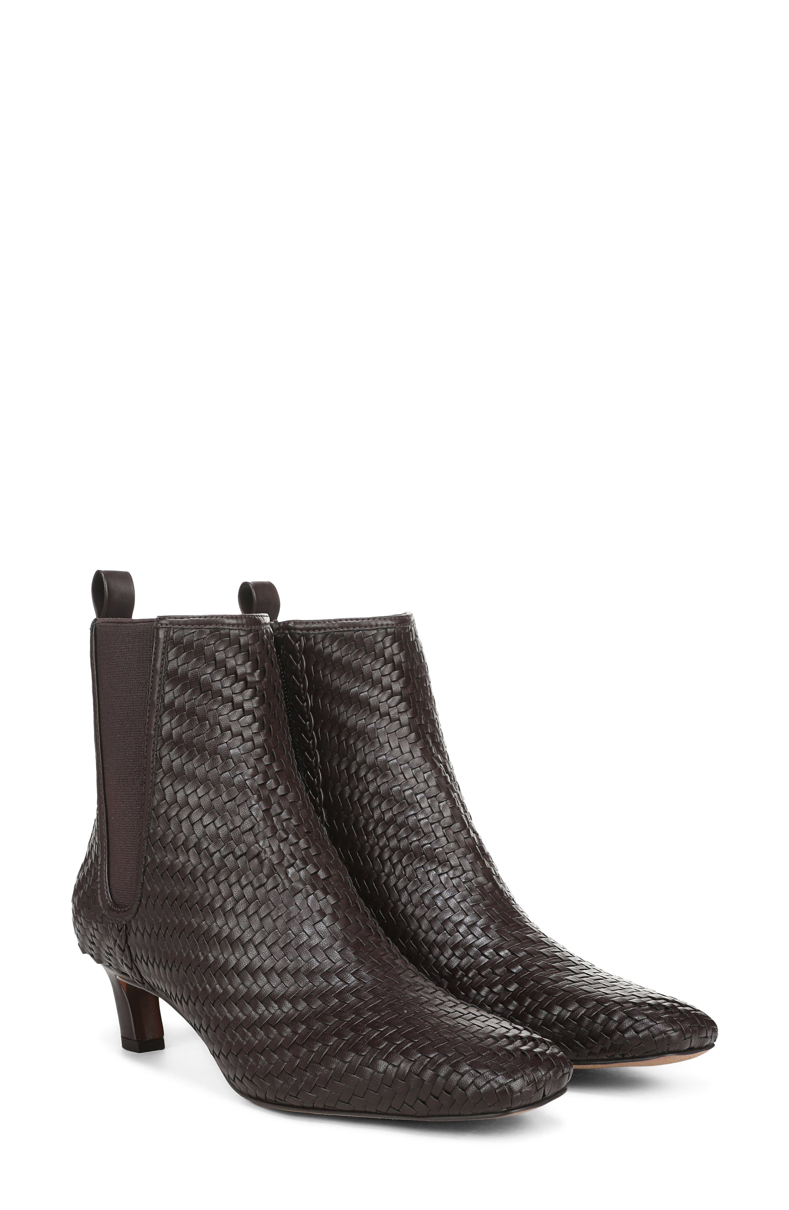 Sam Edelman Peony Weave Leather Bootie (Women) | Nordstrom