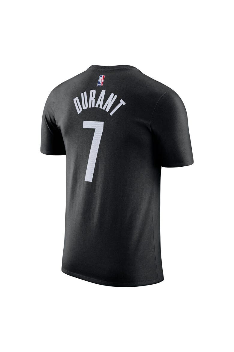 Men's Nike Kevin Durant Black Brooklyn Nets Icon 2022/23 Name & Number T-Shirt, Alternate, color, Black