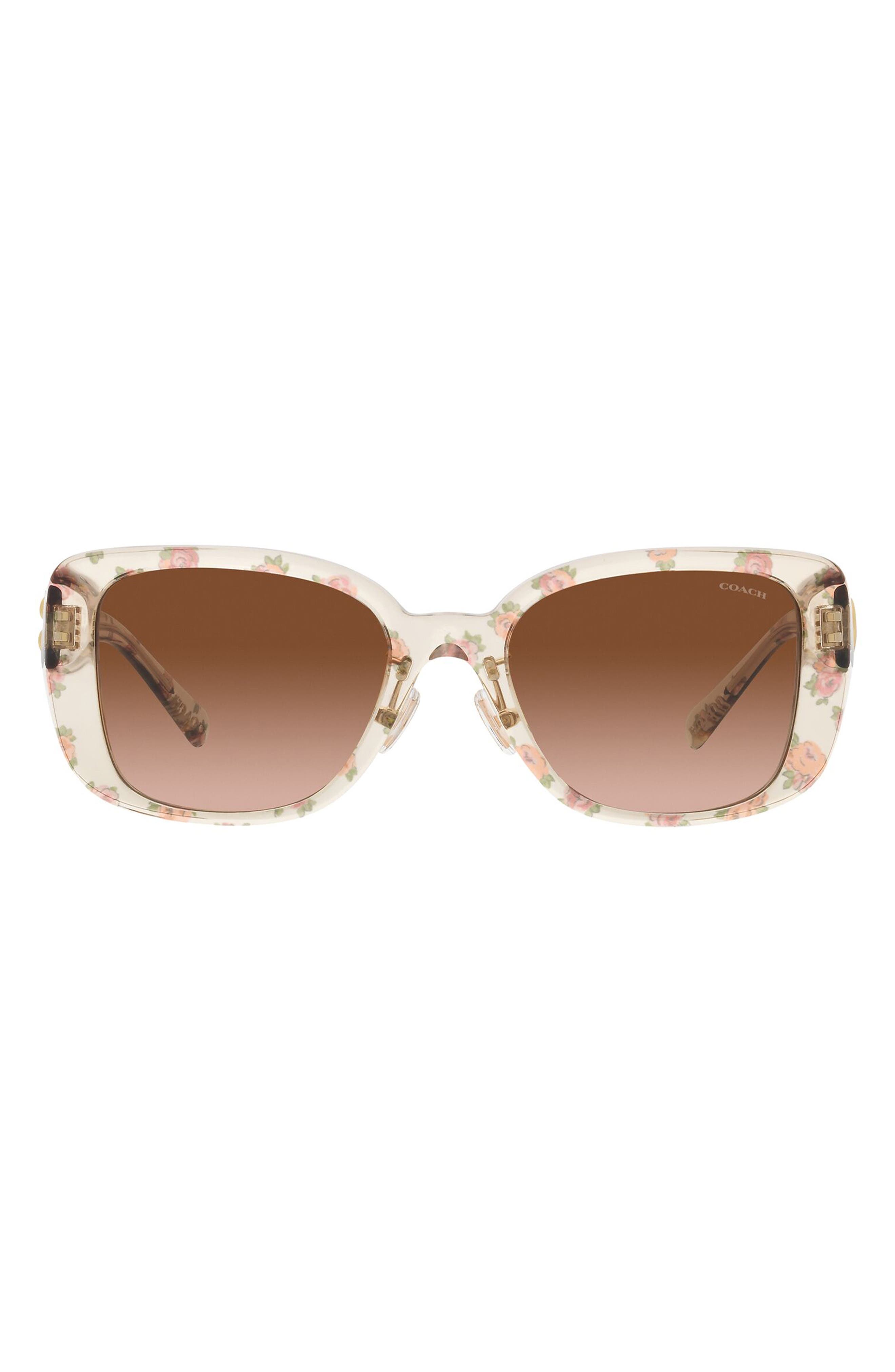 COACH 54mm Gradient Square Sunglasses
