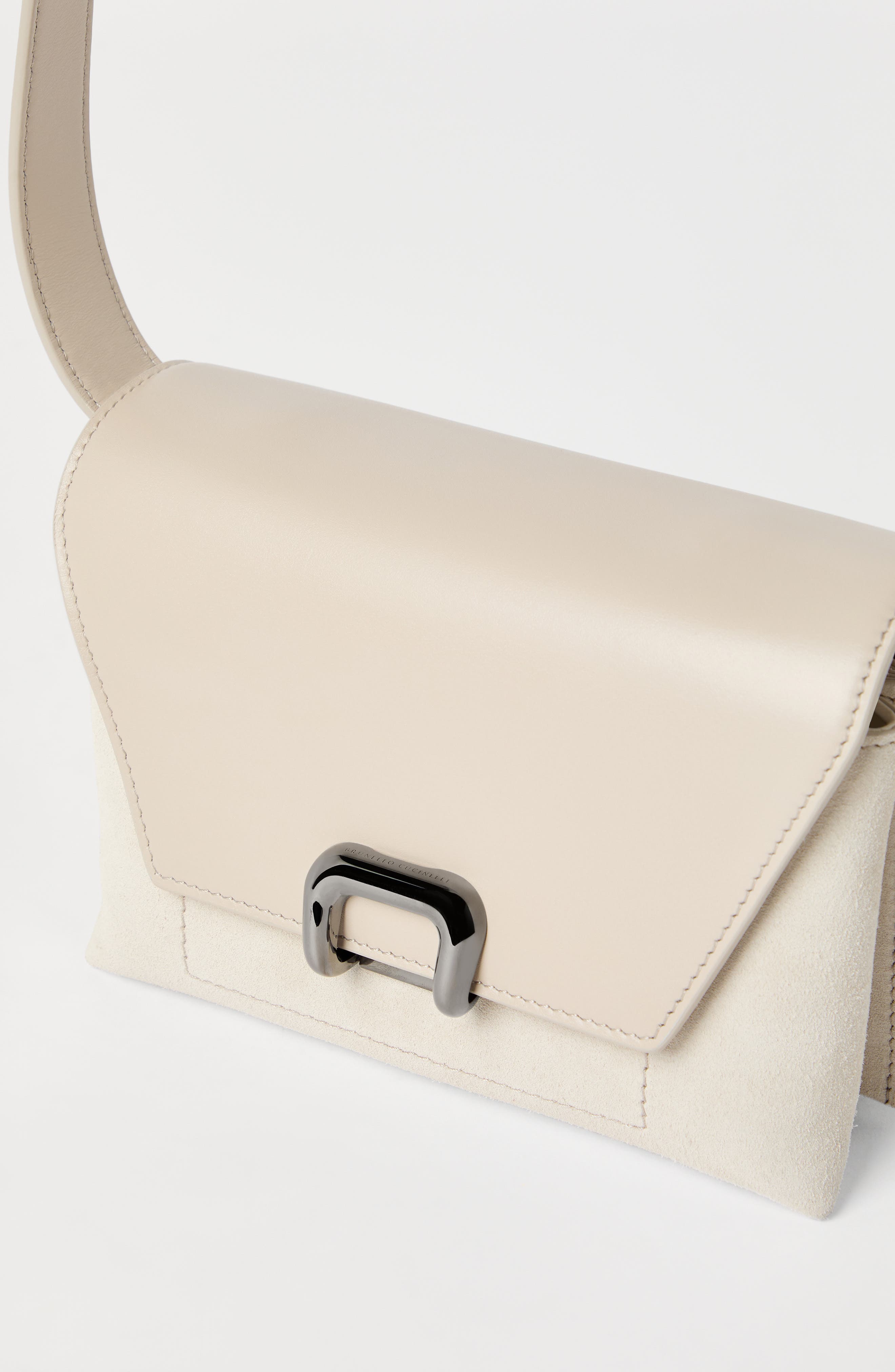 Brunello Cucinelli Sartorial small bag, Alternate, color, Ivory