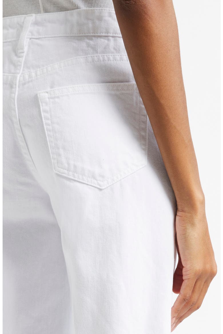 Leighton Cuff Stovepipe Jeans, Alternate, color, BLANC