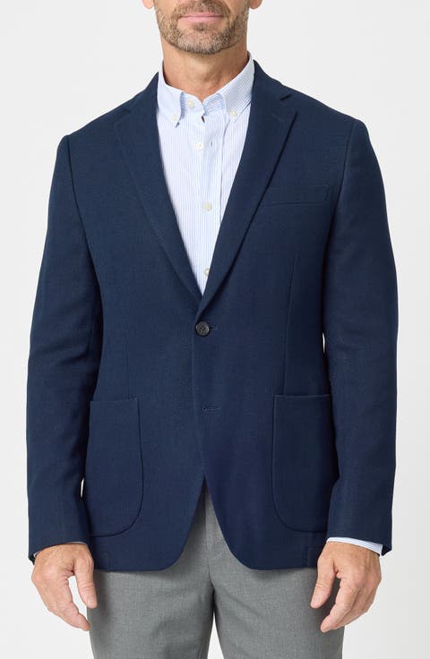 Hopsack Knit Sport Coat
