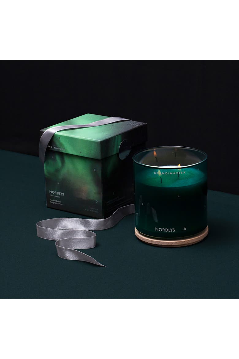 NORDLYS Scented Candle 400g, Alternate, color, Green