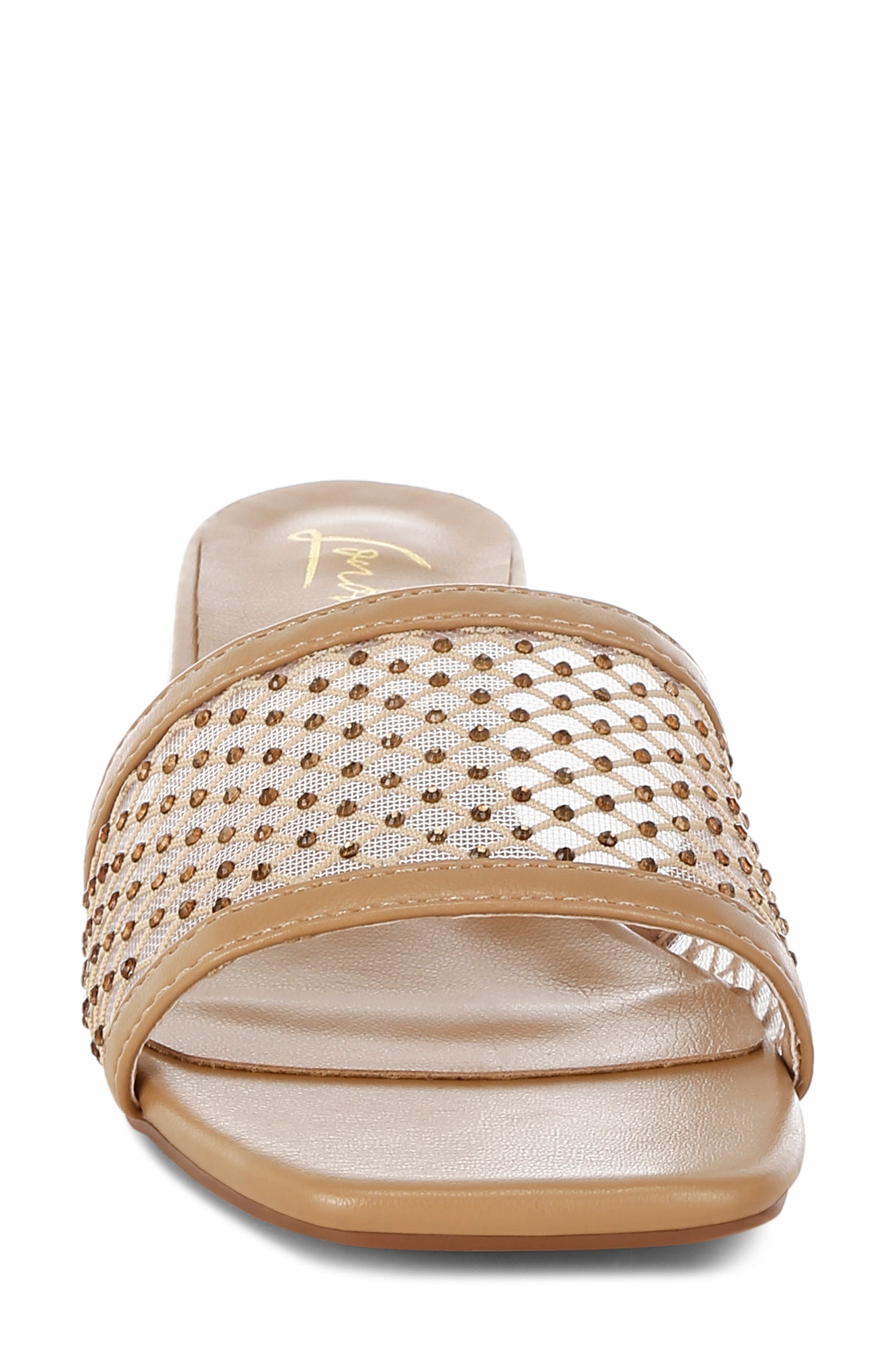 LONDON RAG Kenzia Rhinestone Studded Sandal, Alternate, color, 