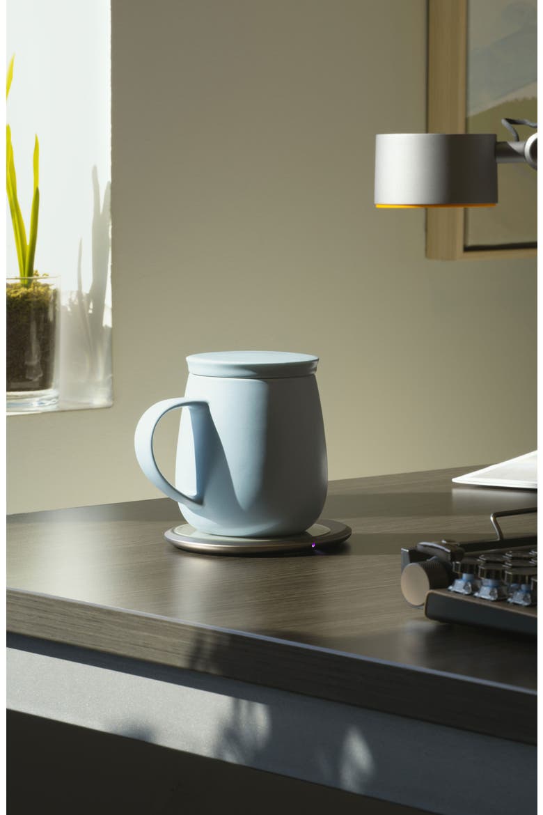 Ui 3 Mug & Warmer Set, Alternate, color, MOON BLUE