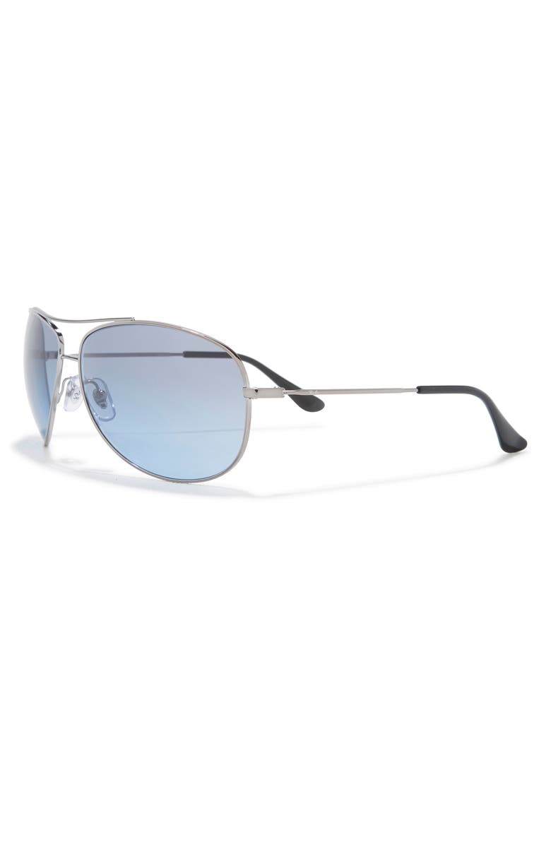 Ray-Ban 'Bubble Wrap' Aviator Sunglasses, Alternate, color, Blue Gradient