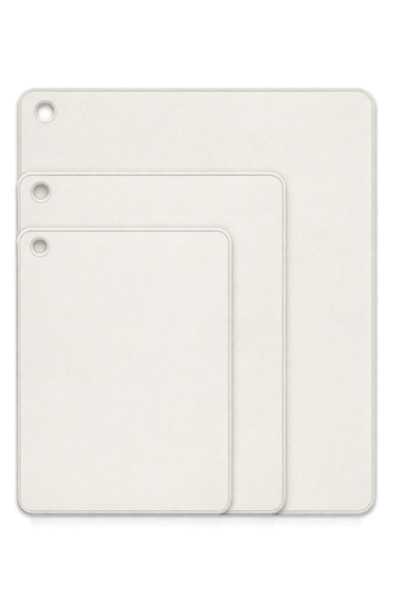 PHANTOM CHEF Set of 3 Assorted Plastic Cutting Boards, Main, color, Beige