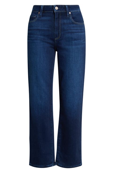 Mason Mid Rise Ankle Straight Leg Jeans
