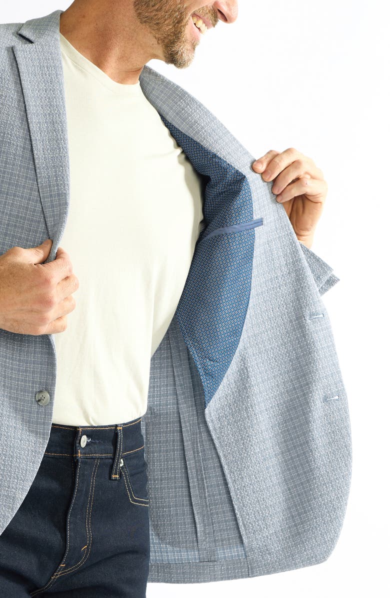 SAVILE ROW CO Gatona Check Sport Coat, Alternate, color, Grey