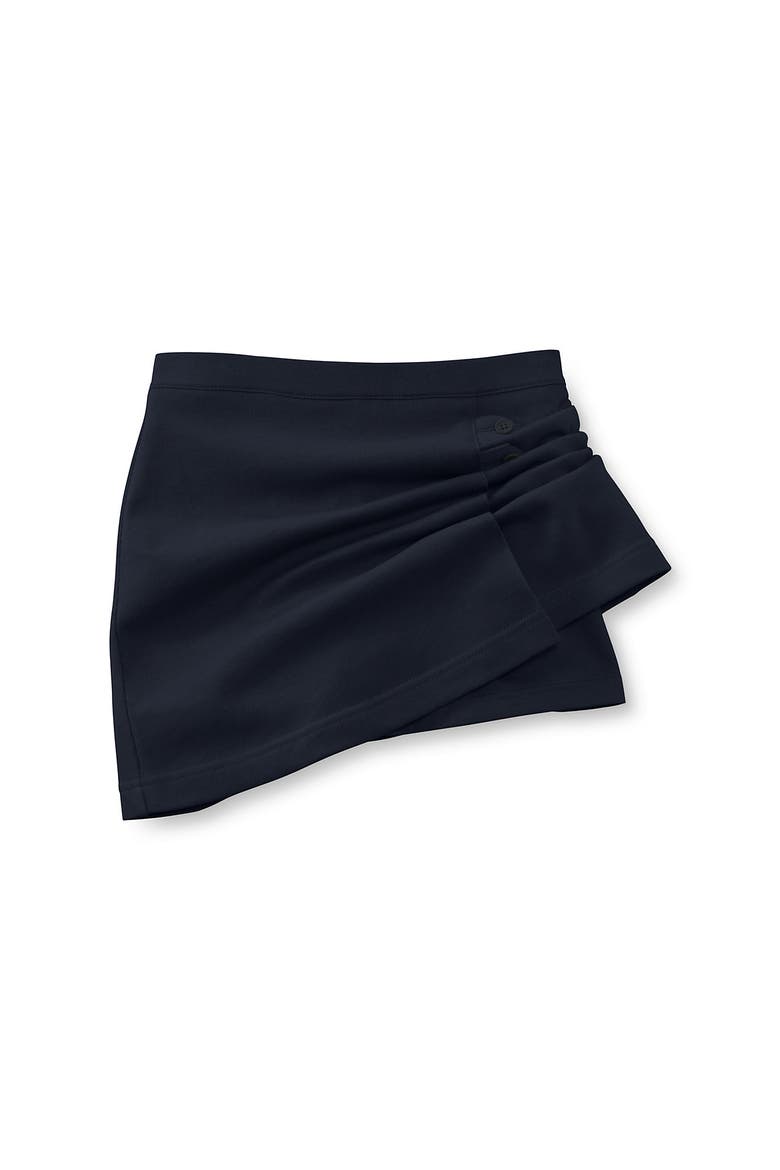 Girls Knit Skort, Alternate, color, Classic Navy