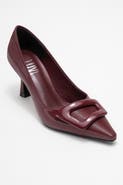 Prologue Shoes Astra Buckle Pointed Toe Pump
