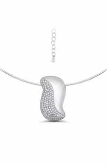 Christian Siriano New York Pavé Cubic Zirconia Collar Necklace