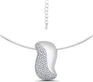 Christian Siriano New York Pavé Cubic Zirconia Collar Necklace