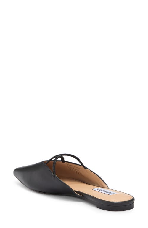 Steve Madden Pammie Mule In Black Leather