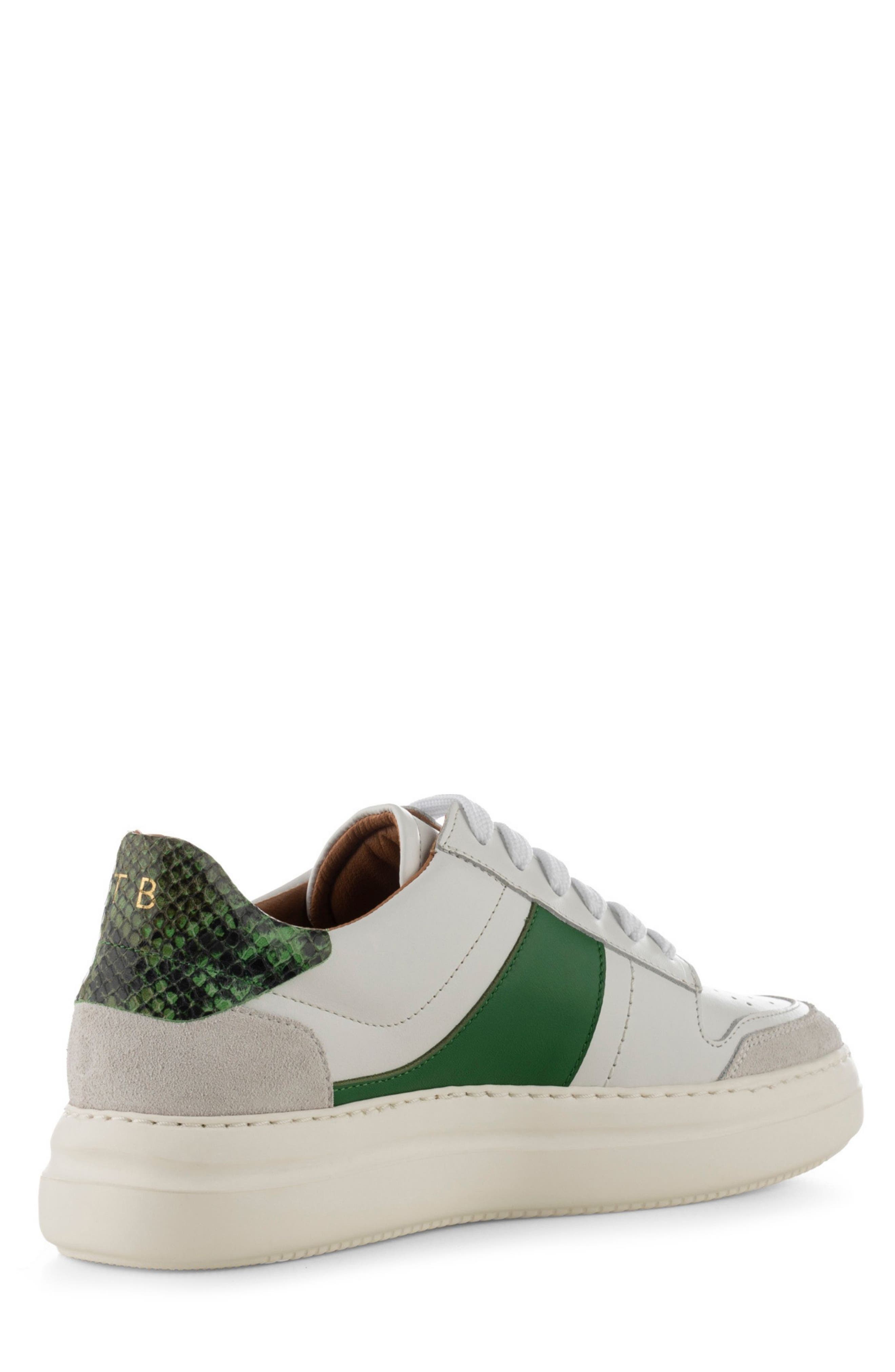 Shoe The Bear Valda Lace-Up Leather & Suede Sneaker, Alternate, color, 