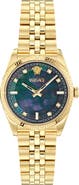 Versace Millenyium Mother-of-Pearl Bracelet Watch, 32mm