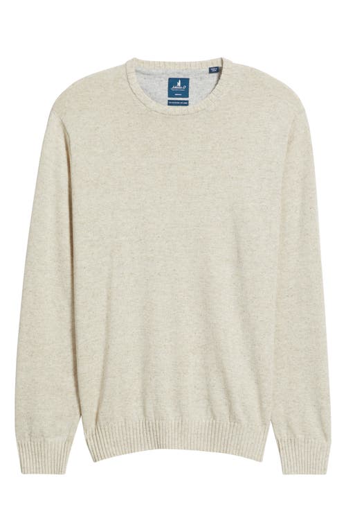 Johnnie-o Albus Neppy Crewneck Sweater In Neutral