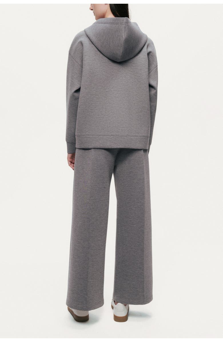 Nocturne Relaxed Zip-Up Hoodie, Alternate, color, Grey