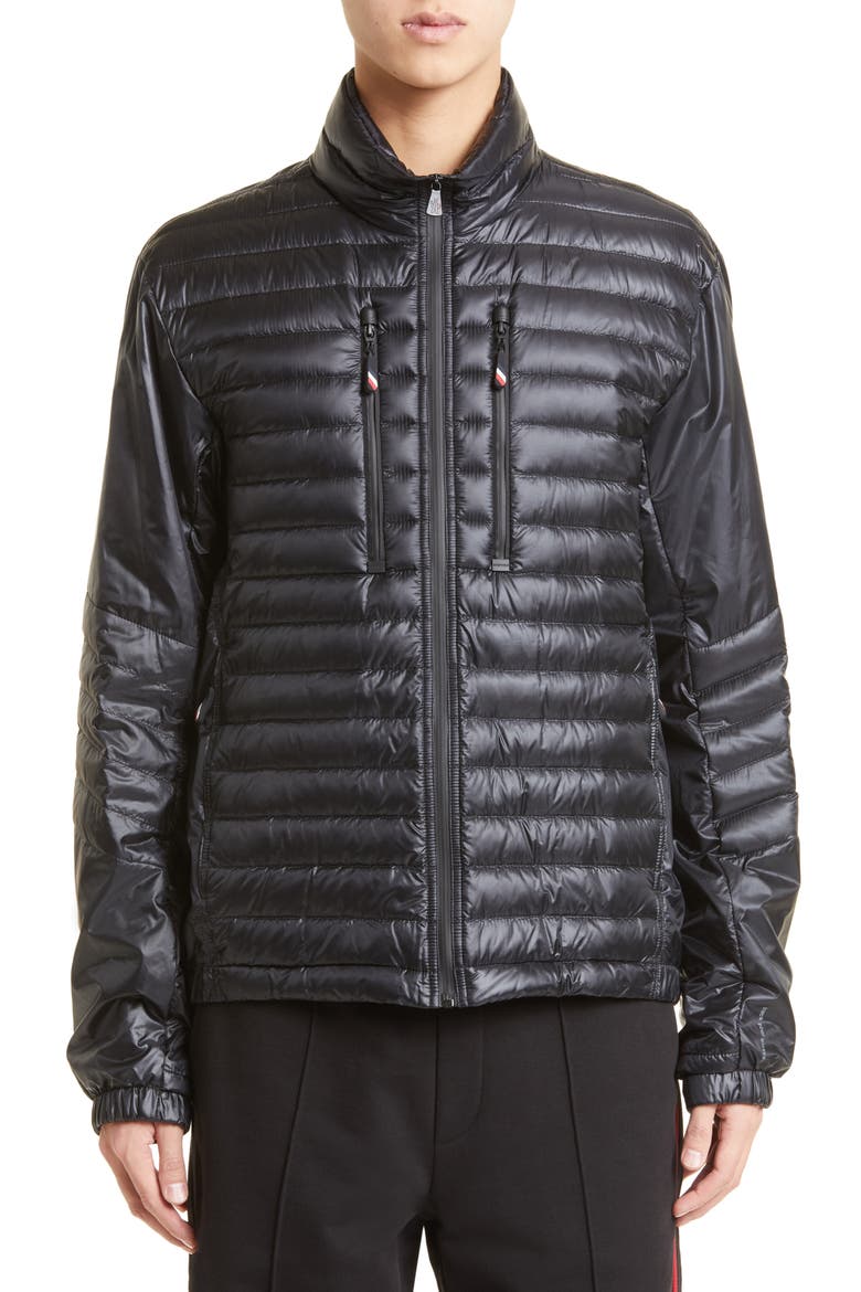 Althaus Mixed Quilting Down Jacket, Main, color, BLACK