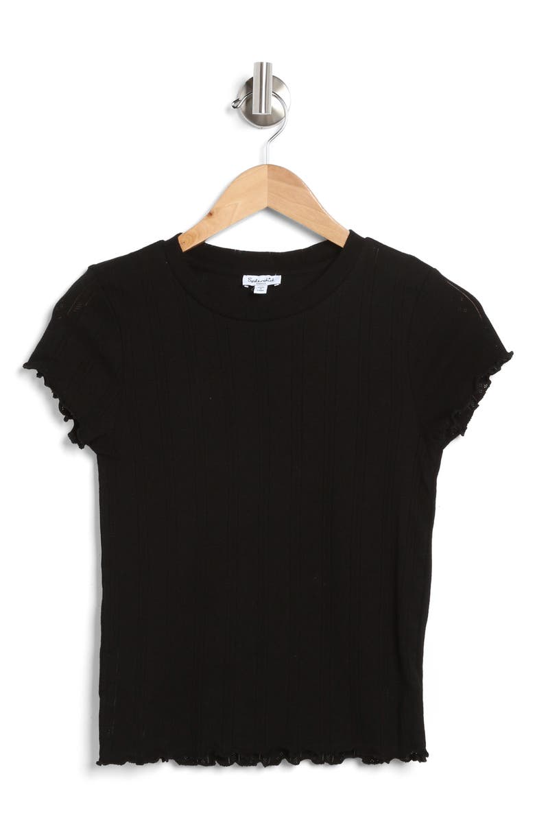 Splendid Como Pointelle T-Shirt, Alternate, color,