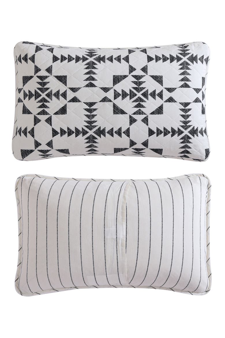 Arrowhead Cotton Quilt 3-Piece Set, Alternate, color, CARBON