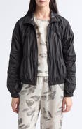 Emporio Armani Gathered Zip Windbreaker