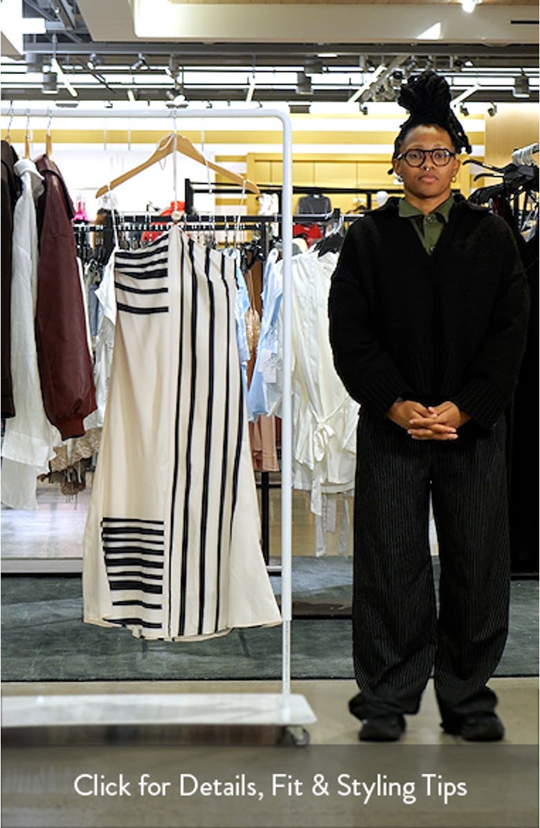 Deana Stripe Halter Dress, sales video thumbnail